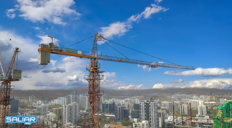 وزن تاورکرین در خدود چند ده تن