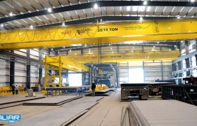 انواع جرثقیل سقفی تک پل و دوپل