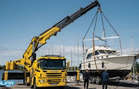 شاهین جرثقیل پشت کامیونی