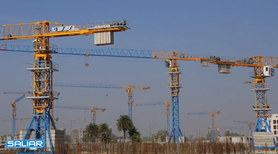 پایه، تکیه گاه، بازوها، کابین و... اجزای تاورکرین