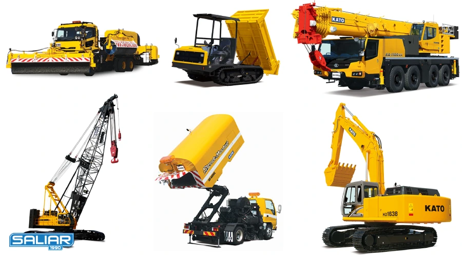 محصولات ژاپنی کاتو، انواع جرثقیل کاتو