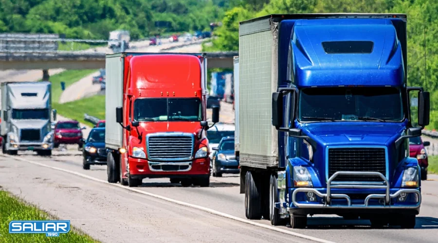 کامیون اتاق دار تک محور