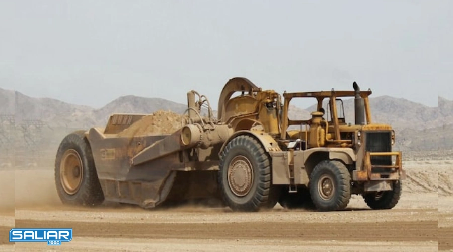 اسکریپر سه محور در راهسازی