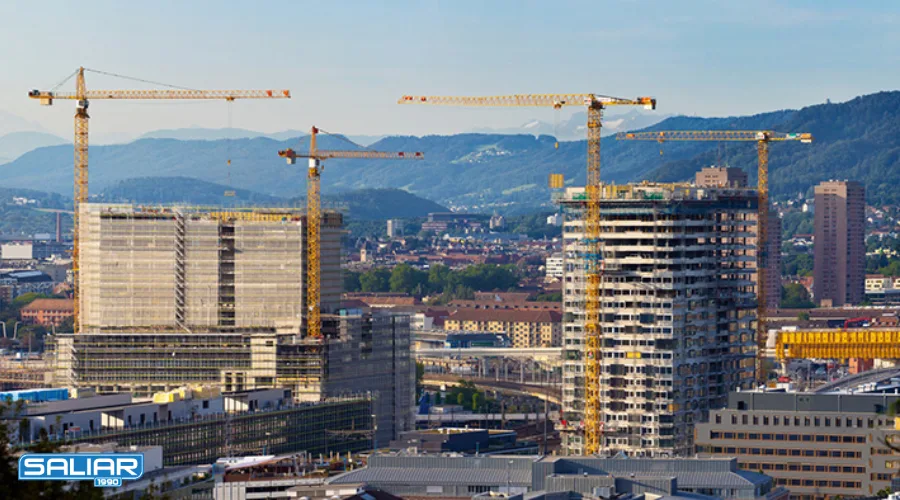 تاور کرین جرثقیل ساختمانی