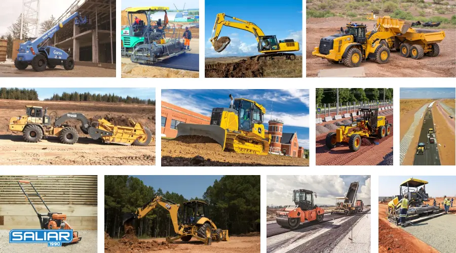 لیست ماشین آلات راهسازی