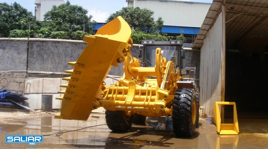 جام لودر تخلیه از بغل