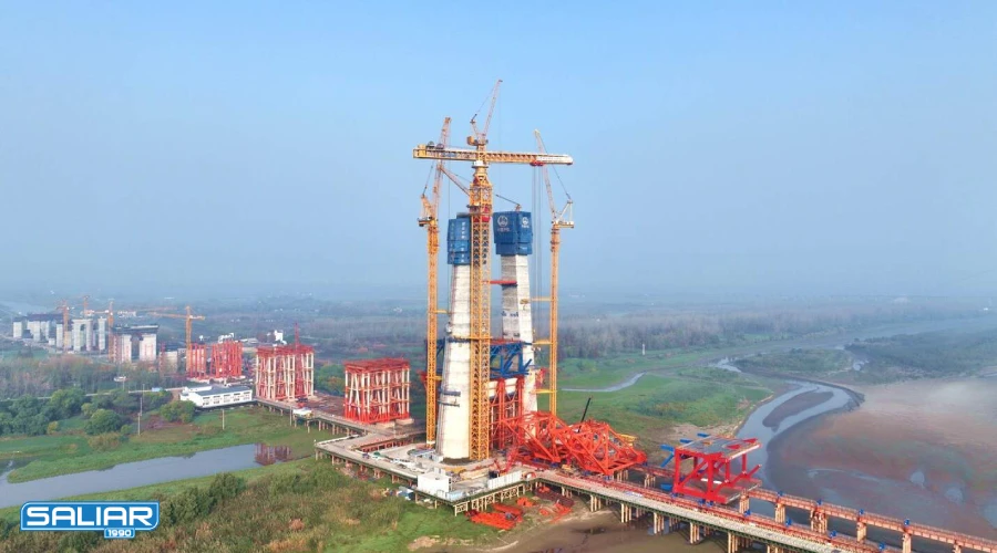 تاور کرین xgt15000 بزرگترین تاورکرین جهان