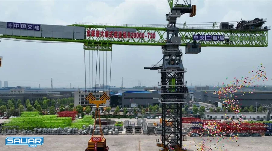 تاورکرین r2000 بزرگترین تاور کرین جهان