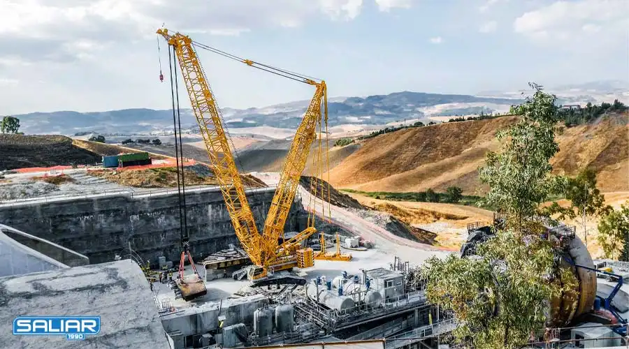 سیم بکسل ها در جرثقیل خزنده