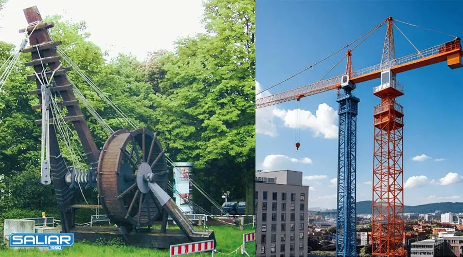 تاریخچه جرثقیل خزنده