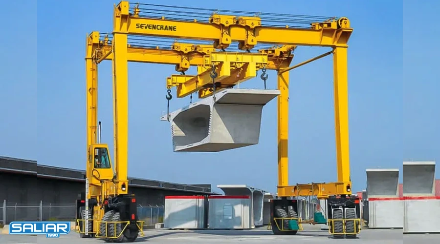 جرثقیل آر تی جی یا دروازه ای در پل سازی